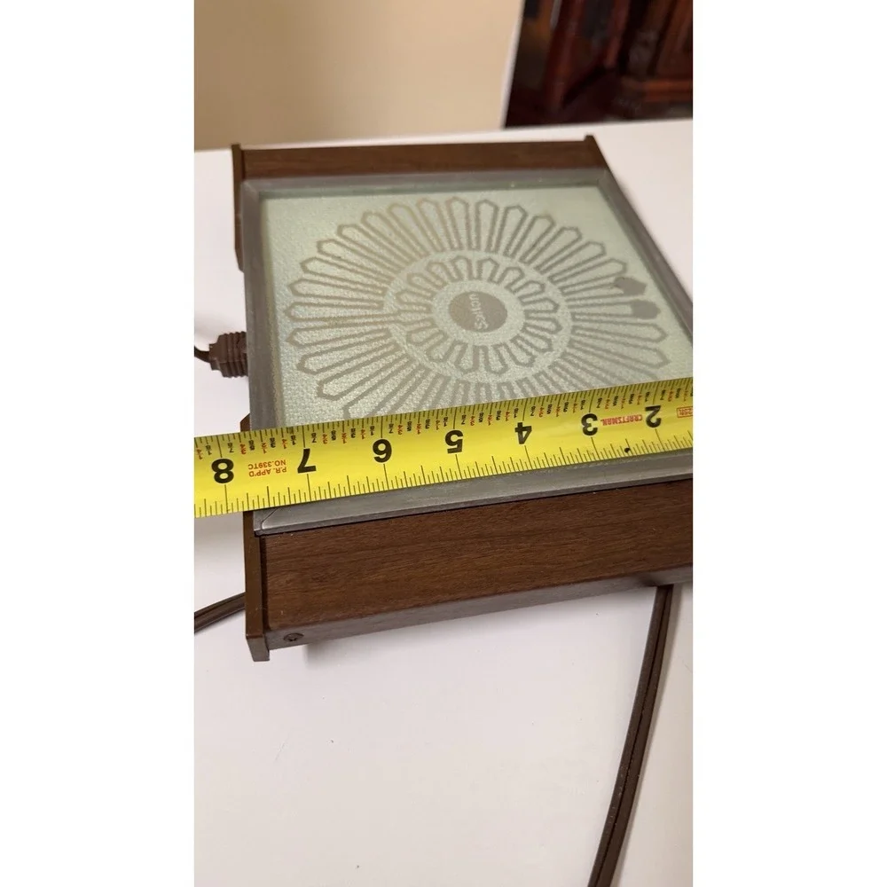 Vintage Salton Hotray H-907 Food Warmer MCM Glass Serving Tray Tested USA‎